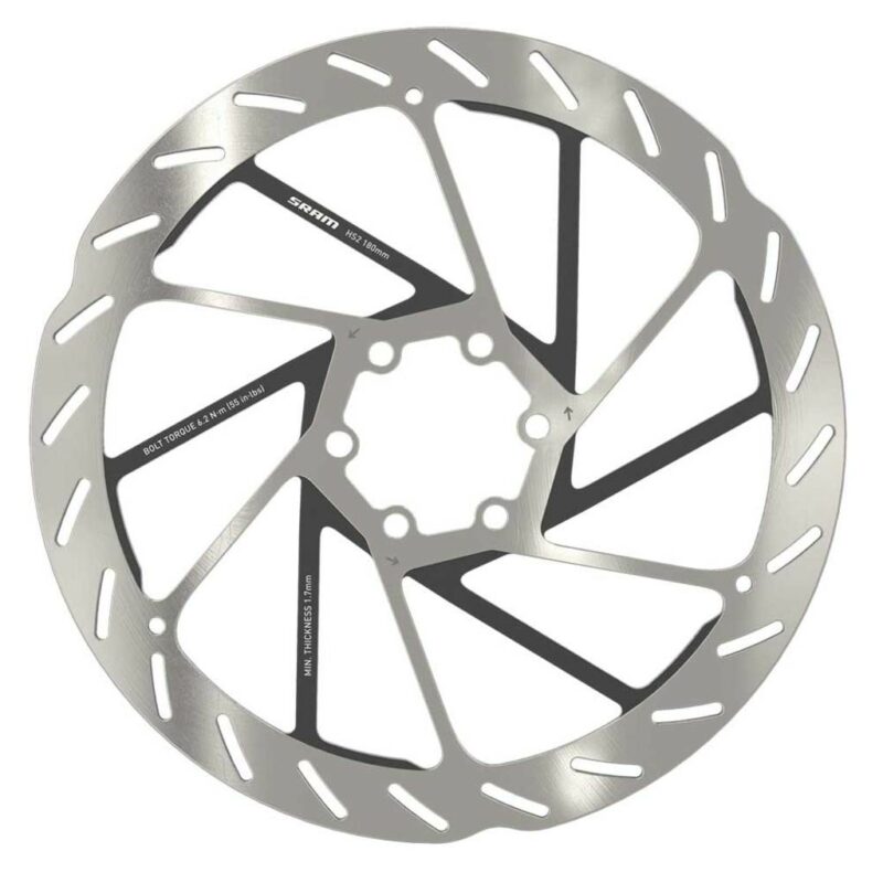 SRAM IS 6-bolt disc rotor HS2 180mm rounded