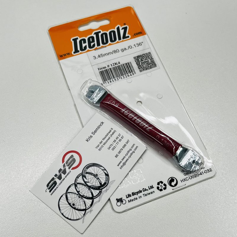 IceToolz spoke wrench 0,136"/3,45mm #12K4 Red