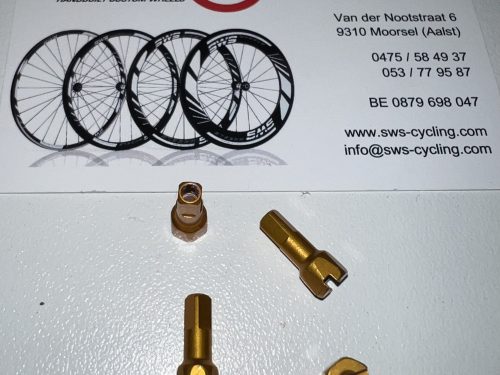 DT Swiss Nipple Hexagonal Aluminium pro lock gold 12x14mm